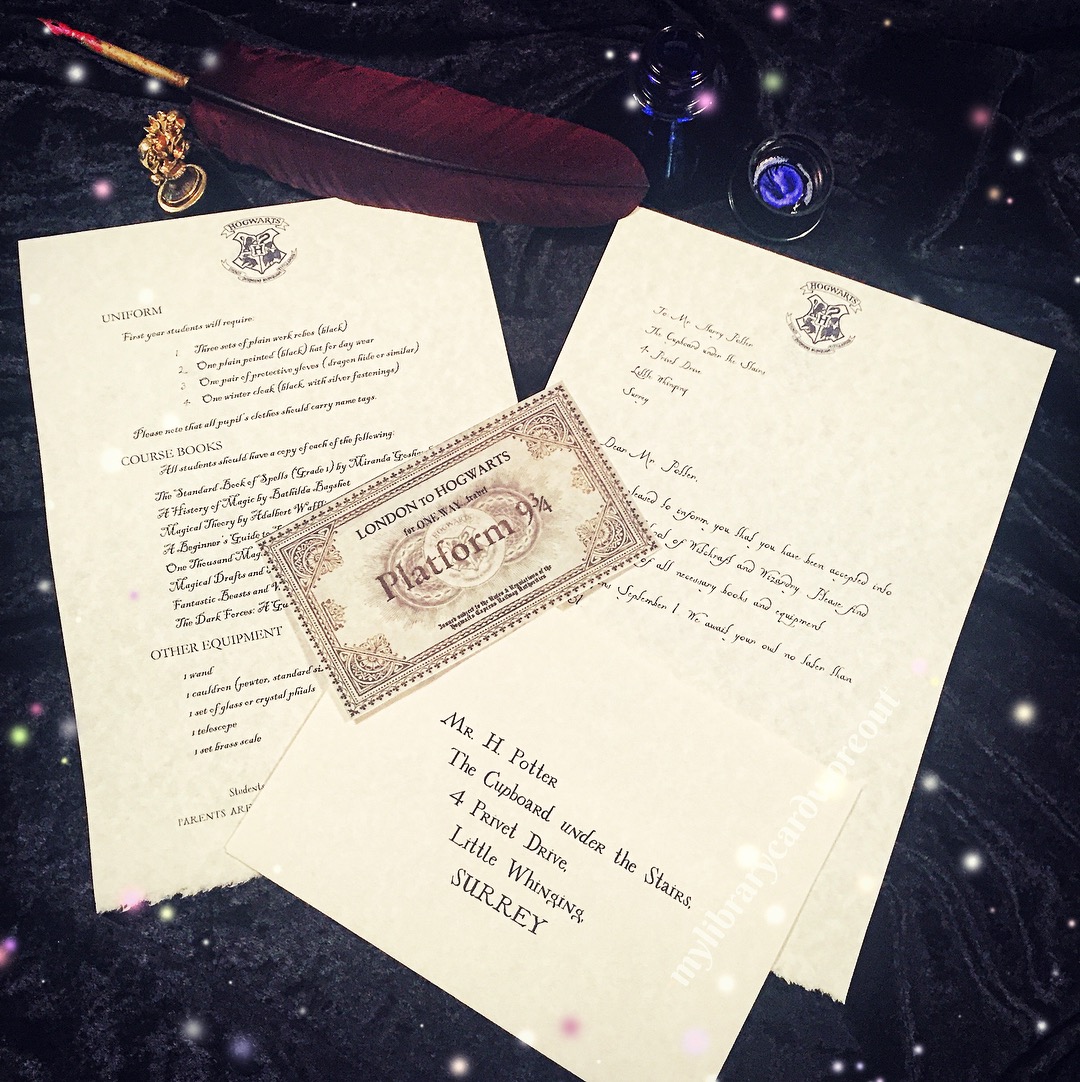 Harry Potter Acceptance Letter