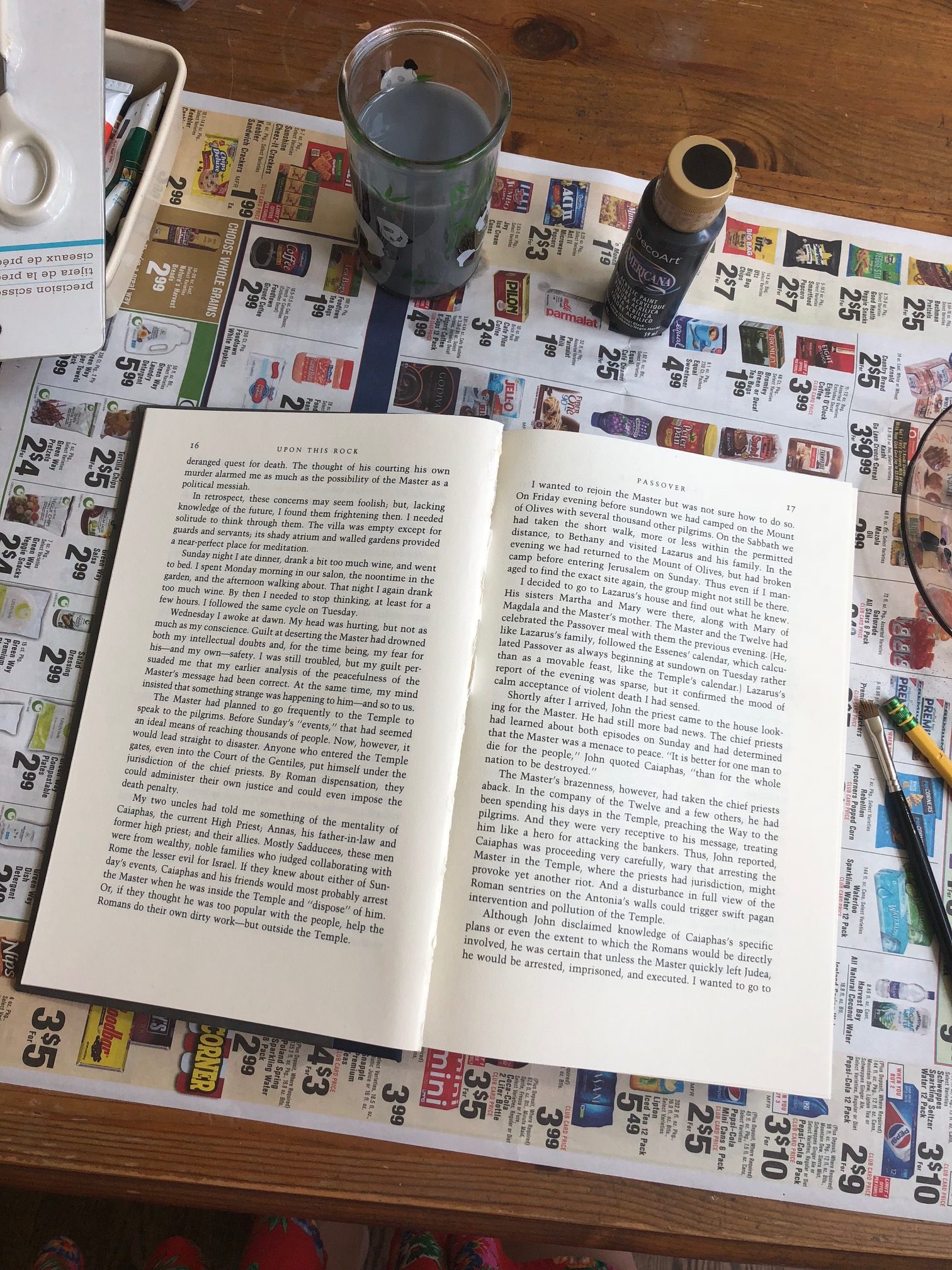 Book Page Watercolor Painting [Bookish Craft]